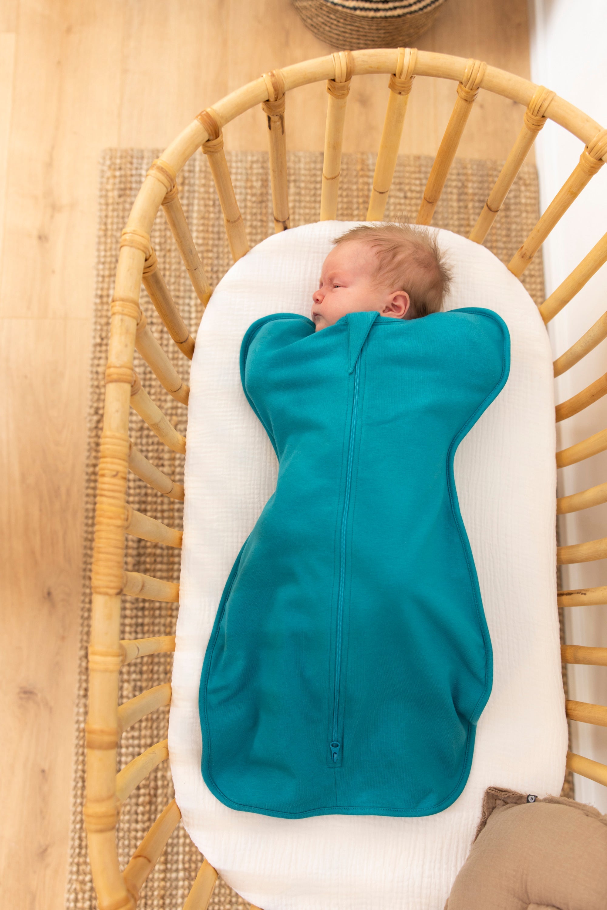 Lange apaisant pour bébé en coton biologique Tilouco