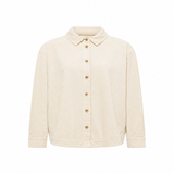 LANIUS Chemise en velours côtelé – Crème