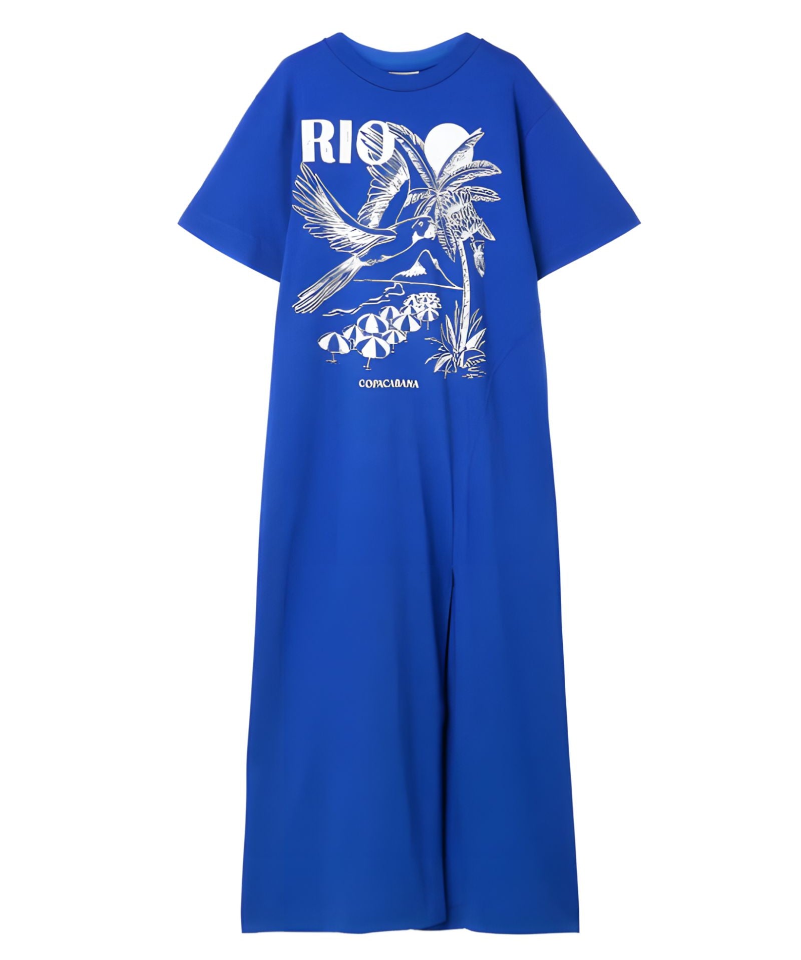 Rio Graphic Maxi Dress, Blue – FARM Rio