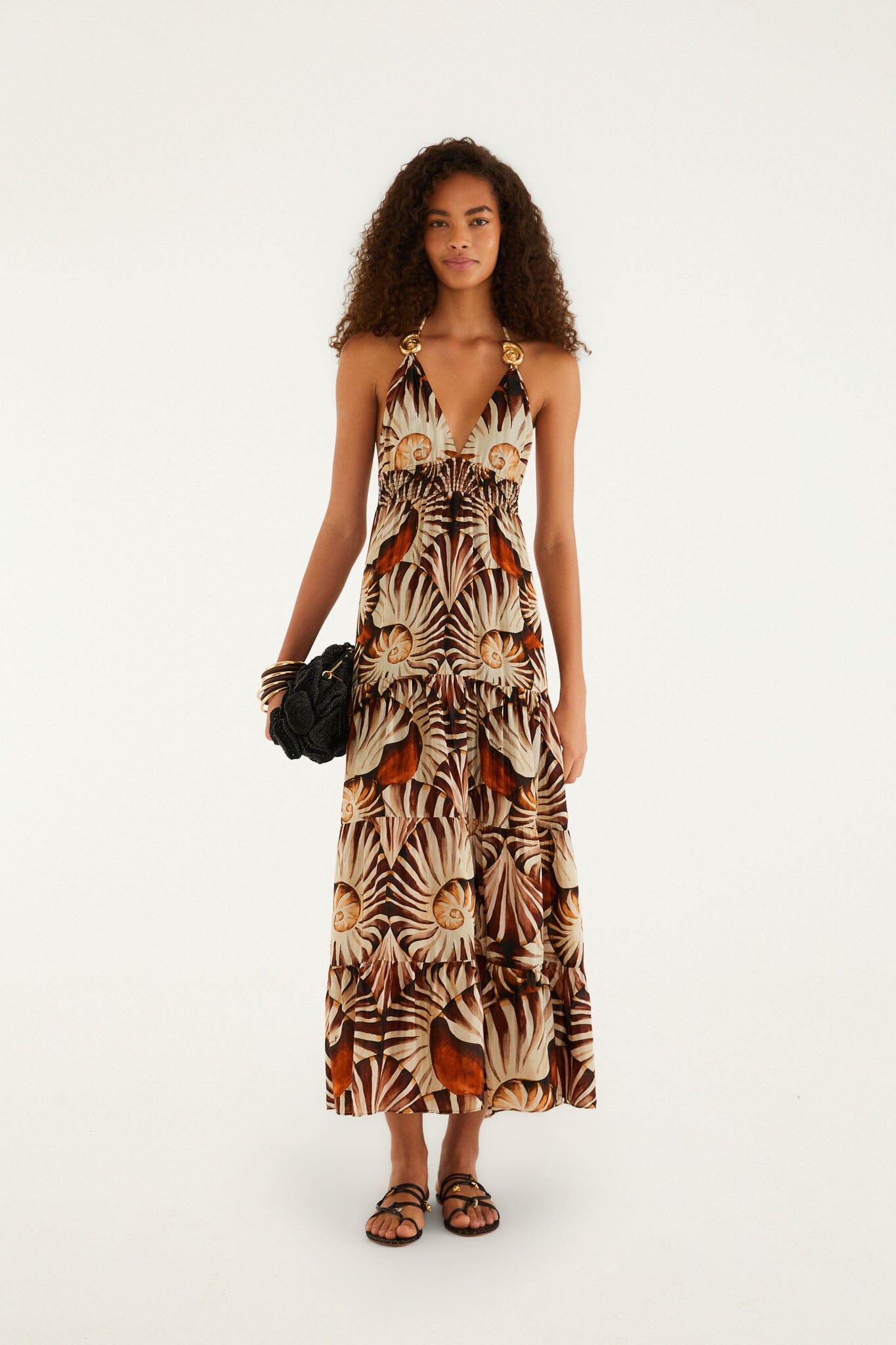 FARM Rio Ammonite Tassel Maxi Dress – view 4