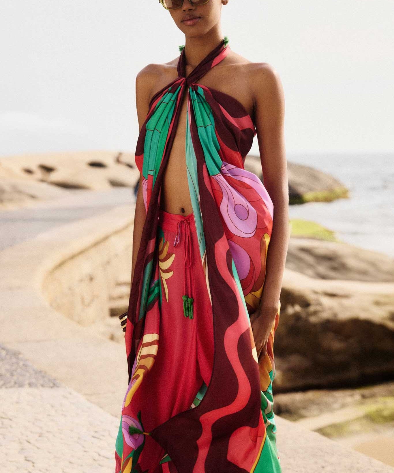 FARM Rio Banana Queen Tassel Sarong – view 1