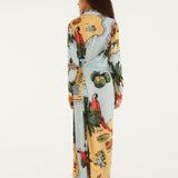FARM Rio Beaches Path Maxi Shirt Dress – view 3