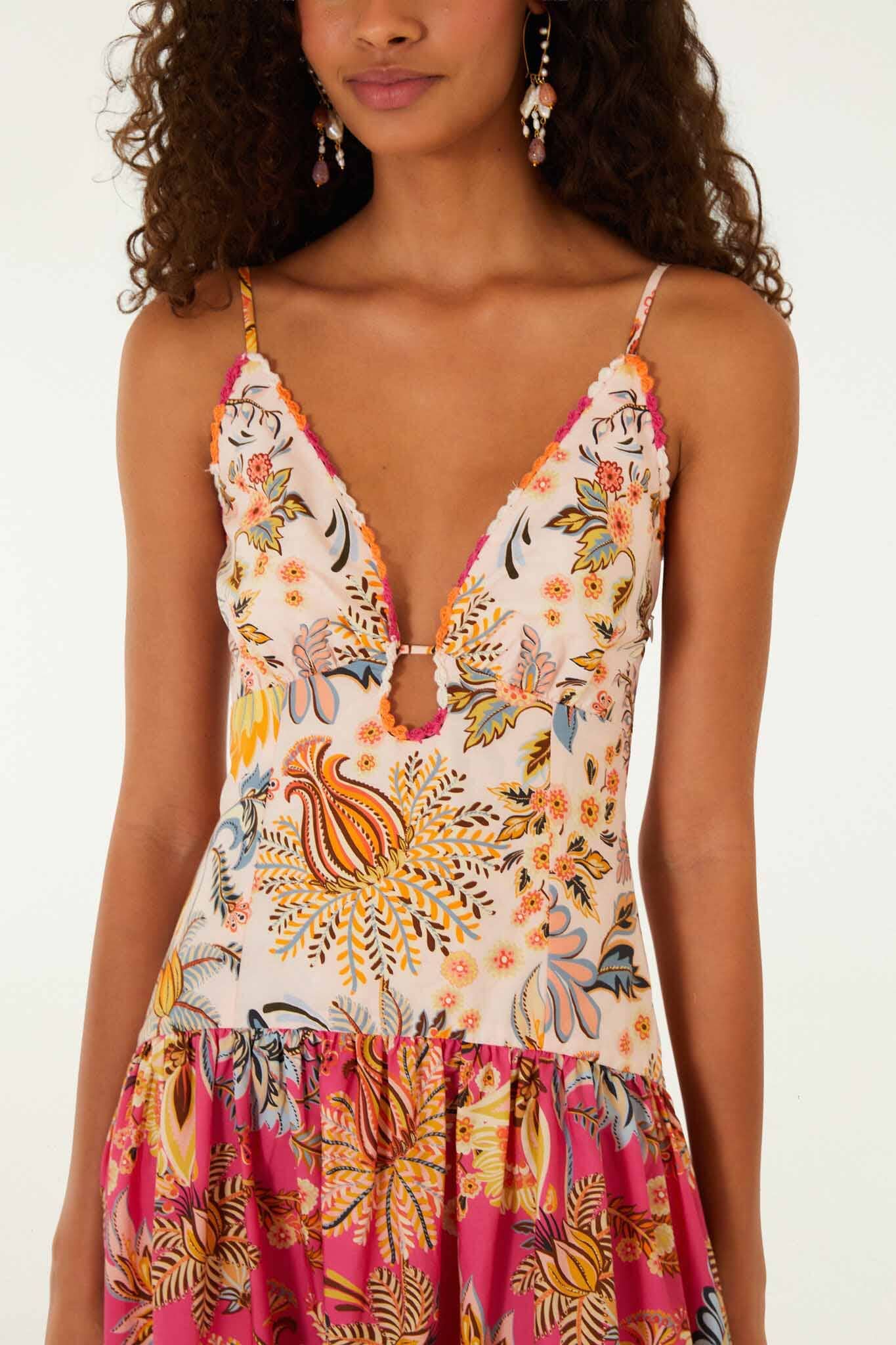 FARM Rio Ligia Floral Maxi Dress – view 2