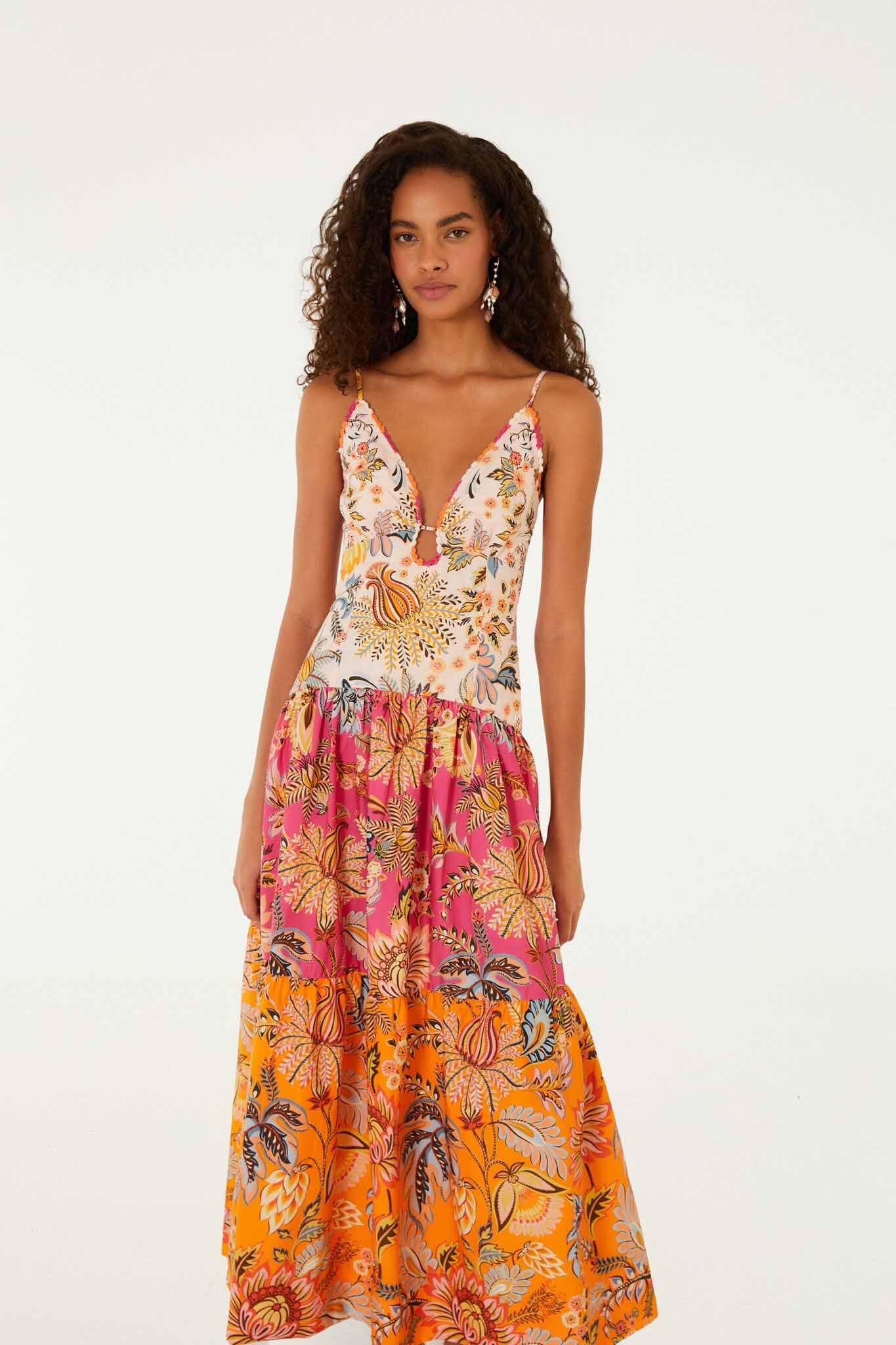 FARM Rio Ligia Floral Maxi Dress – view 4