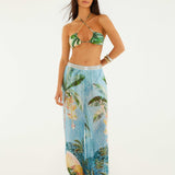 FARM Rio Mosaic Rio Embroidered Balloon Trousers – view 1