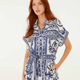 FARM Rio Wonderful City Belted Romper – view 1