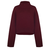 Nuage Cashmere Pull manches larges – Burgundy