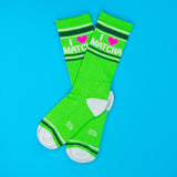 Gumball Poodle I ❤️ Matcha Gym Crew Socks – view 2