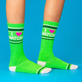 Gumball Poodle I ❤️ Matcha Gym Crew Socks – view 7