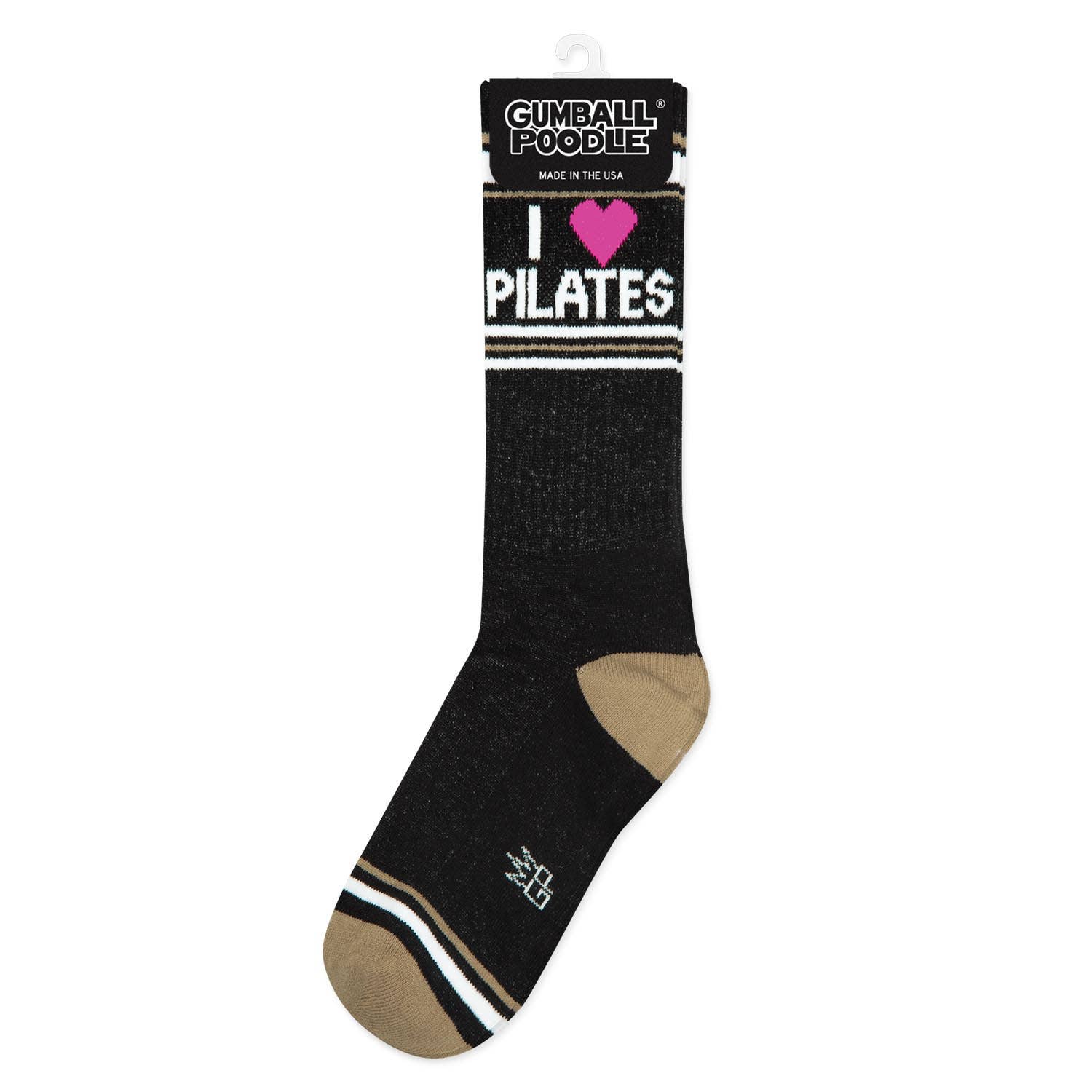 Gumball Poodle I ❤️ Pilates Gym Crew Socks – view 3