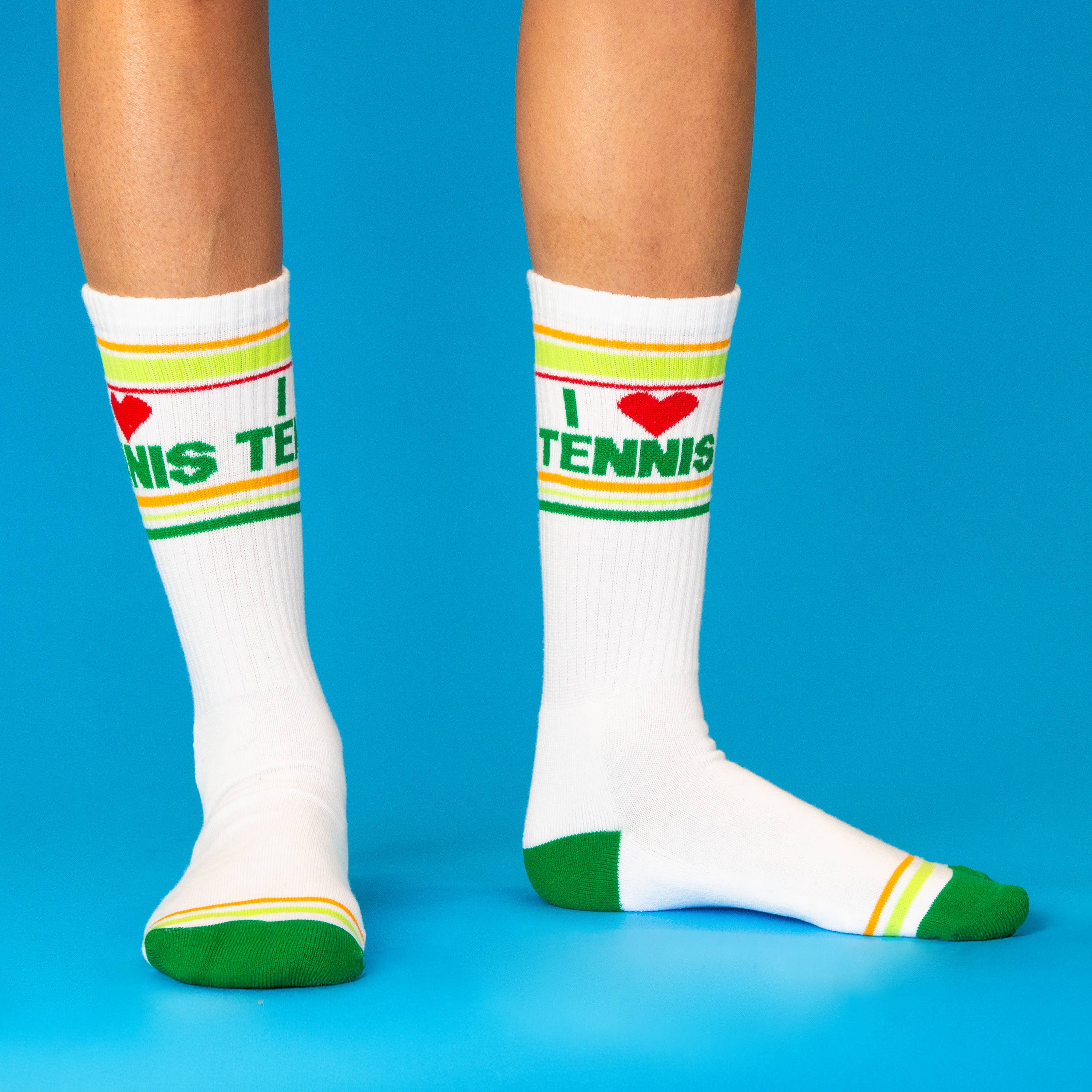 Gumball Poodle I ❤️ Tennis Gym Crew Socks – view 7