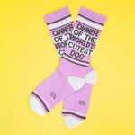Gumball Poodle Owner Of The World's Cutest Dog Gym Crew Socks – view 2