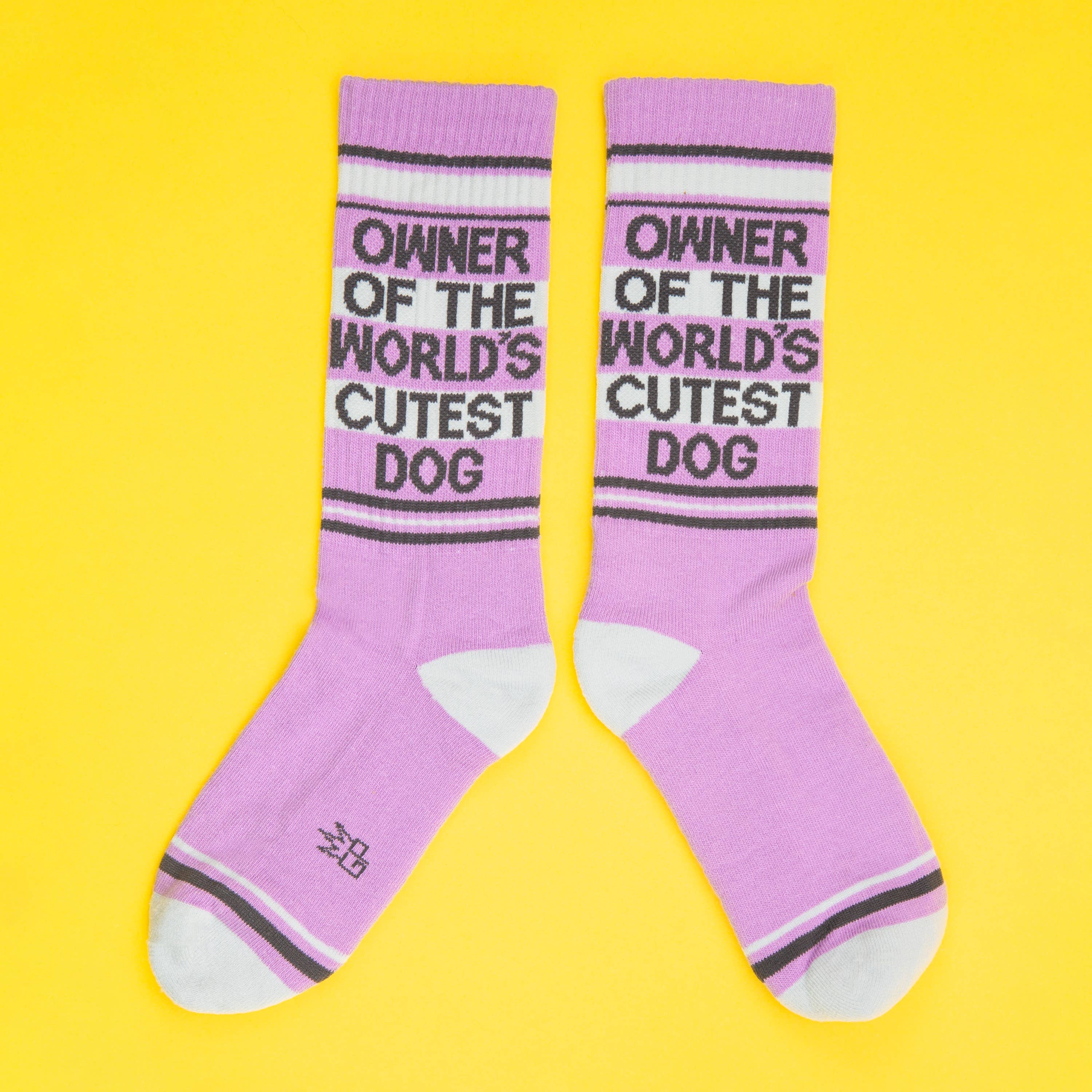 Gumball Poodle Owner Of The World's Cutest Dog Gym Crew Socks – view 5