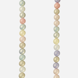 Ilana Iridescent Beaded Phone Chain Pastel shimmering beaded smartphone accessory