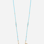 Kathia Beaded Phone Chain Azure Blue elegant beaded smartphone accessory