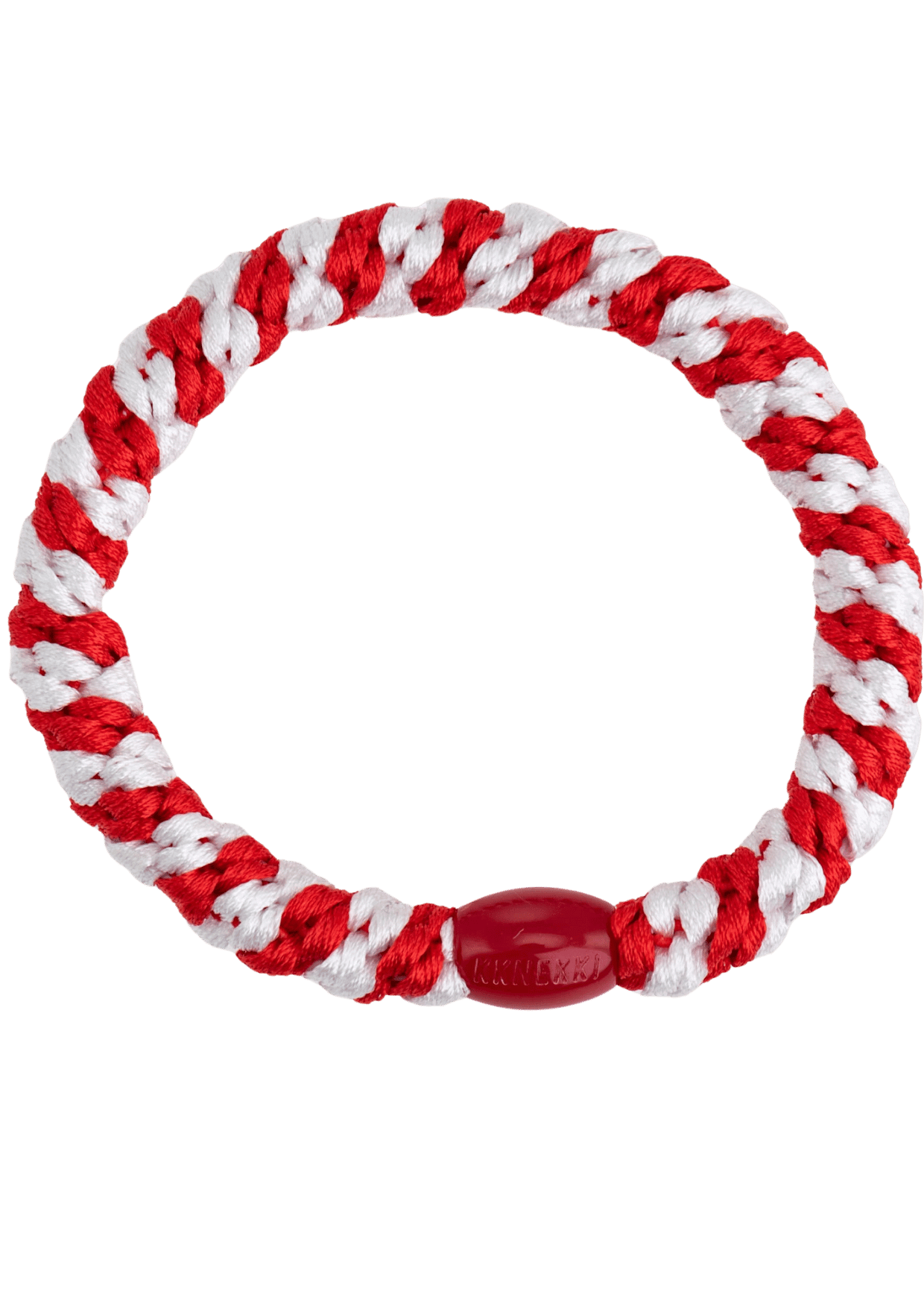 Kknekki Hair Elastic – Red White Swiss