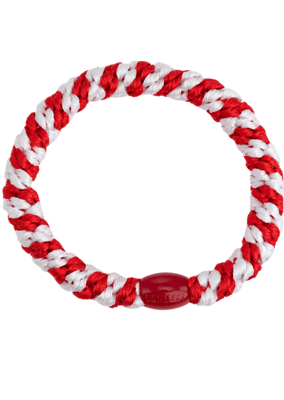<tc>Kknekki Élastique à cheveux | Rouge et blanc suisse</tc>