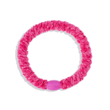 KKNEKKI Hair Tie – Bright Pink Velvet – product photo