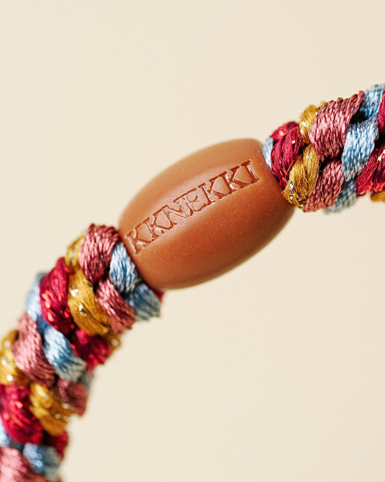 KKNEKKI hair tie Burgundy & Curry Mix – lifestyle