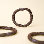 KKNEKKI hair tie Chocolate Glitter – several hair ties together