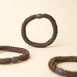 KKNEKKI hair tie Chocolate Glitter – several hair ties together
