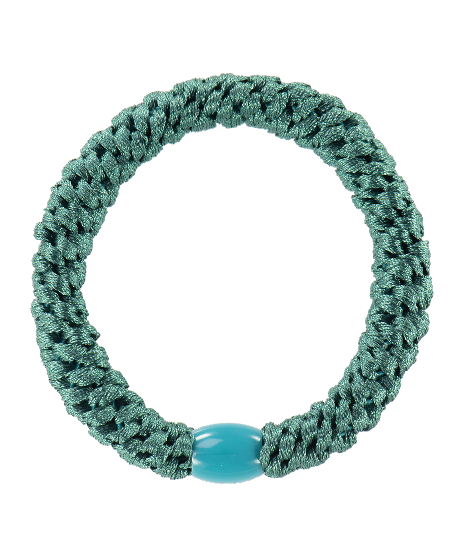 KKNEKKI Hair Tie – Green Petrol Blue – product photo