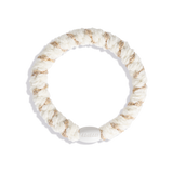 KKNEKKI Hair Tie – Ivory Striped Velvet – product photo