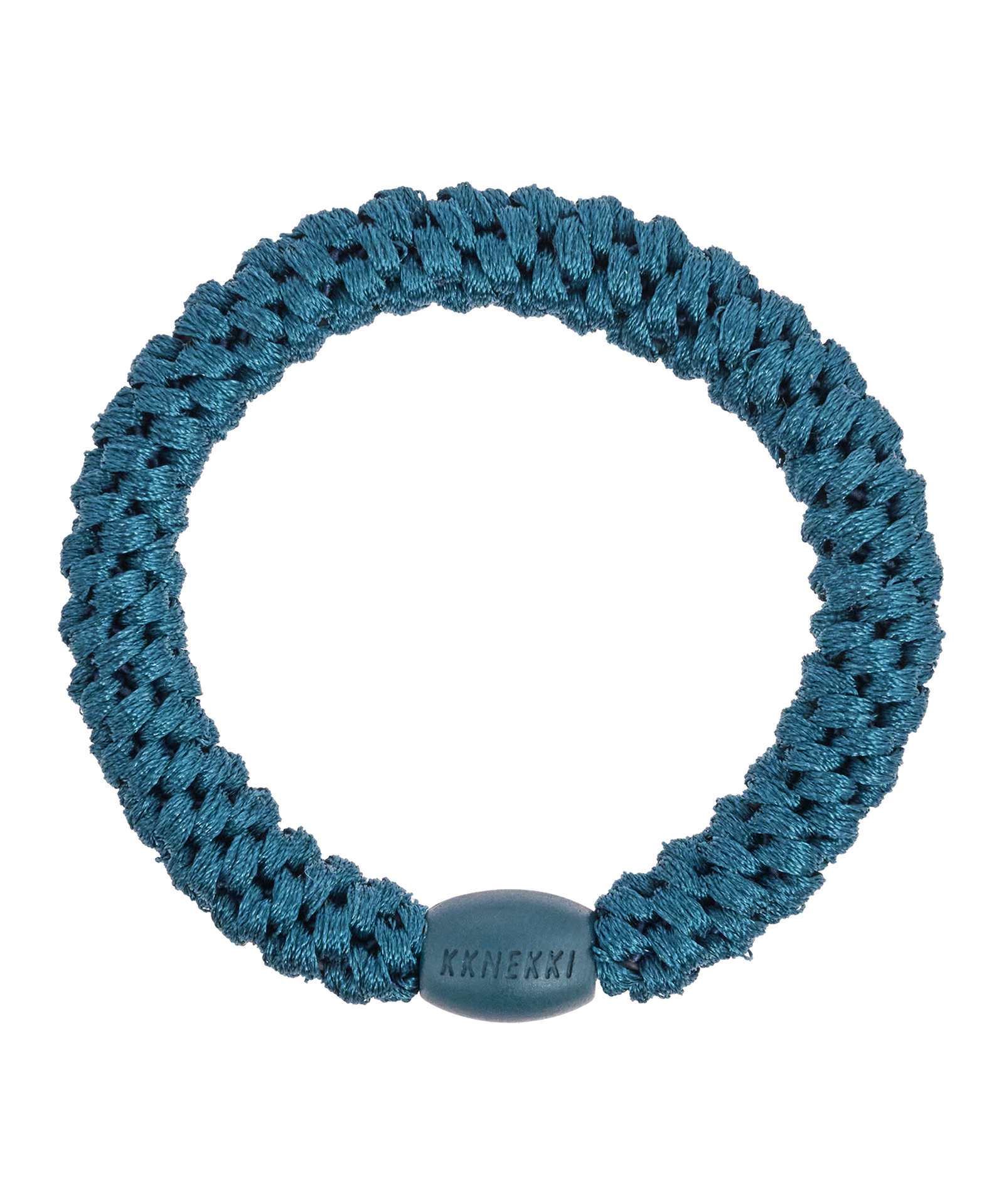 KKNEKKI Hair Tie – Light Petrol Blue – product photo
