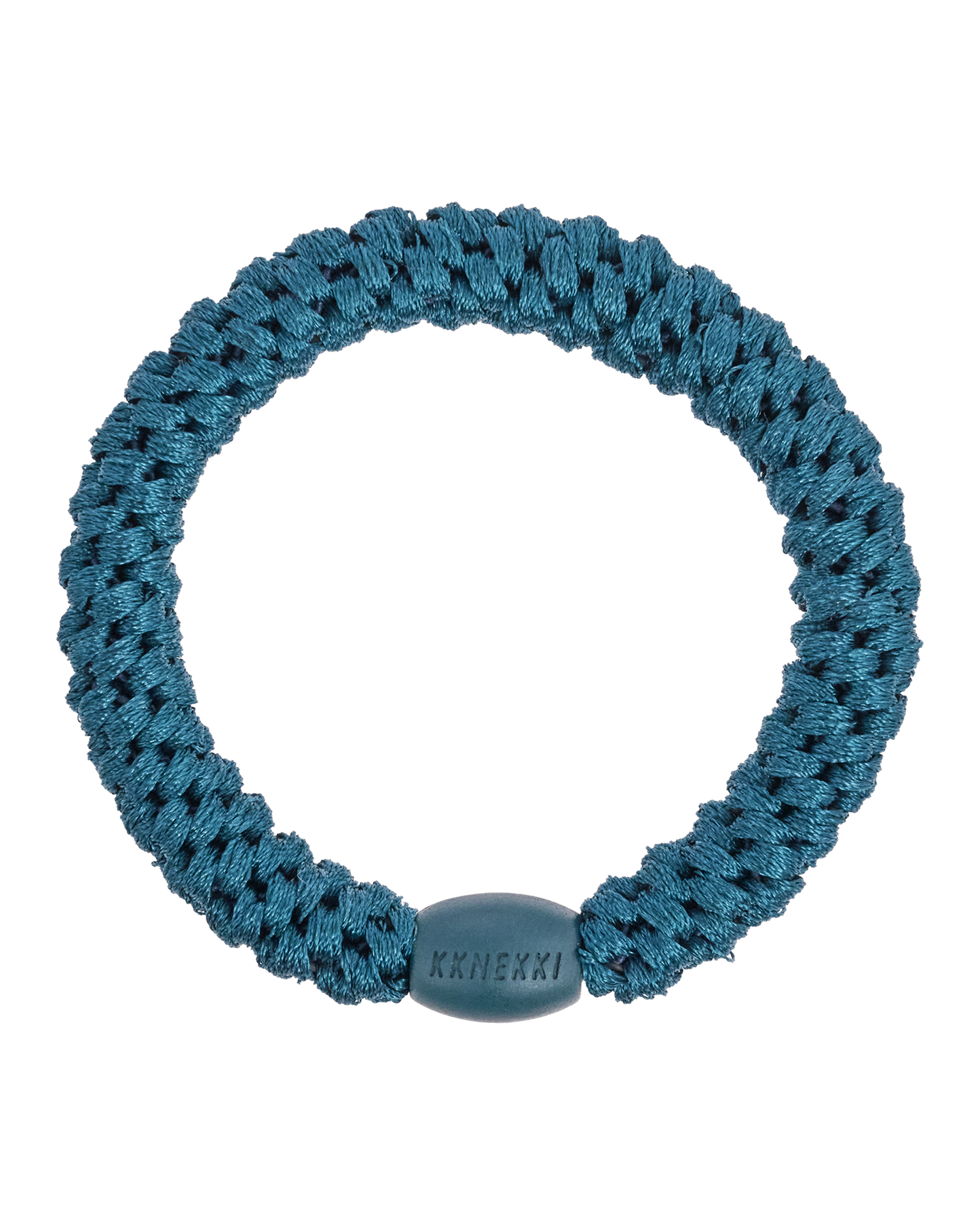 KKNEKKI Hair Tie – Light Petrol Blue – product photo