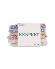 KKNEKKI Hair Tie Set N17 Pastel Bloom displayed in branded packaging front view