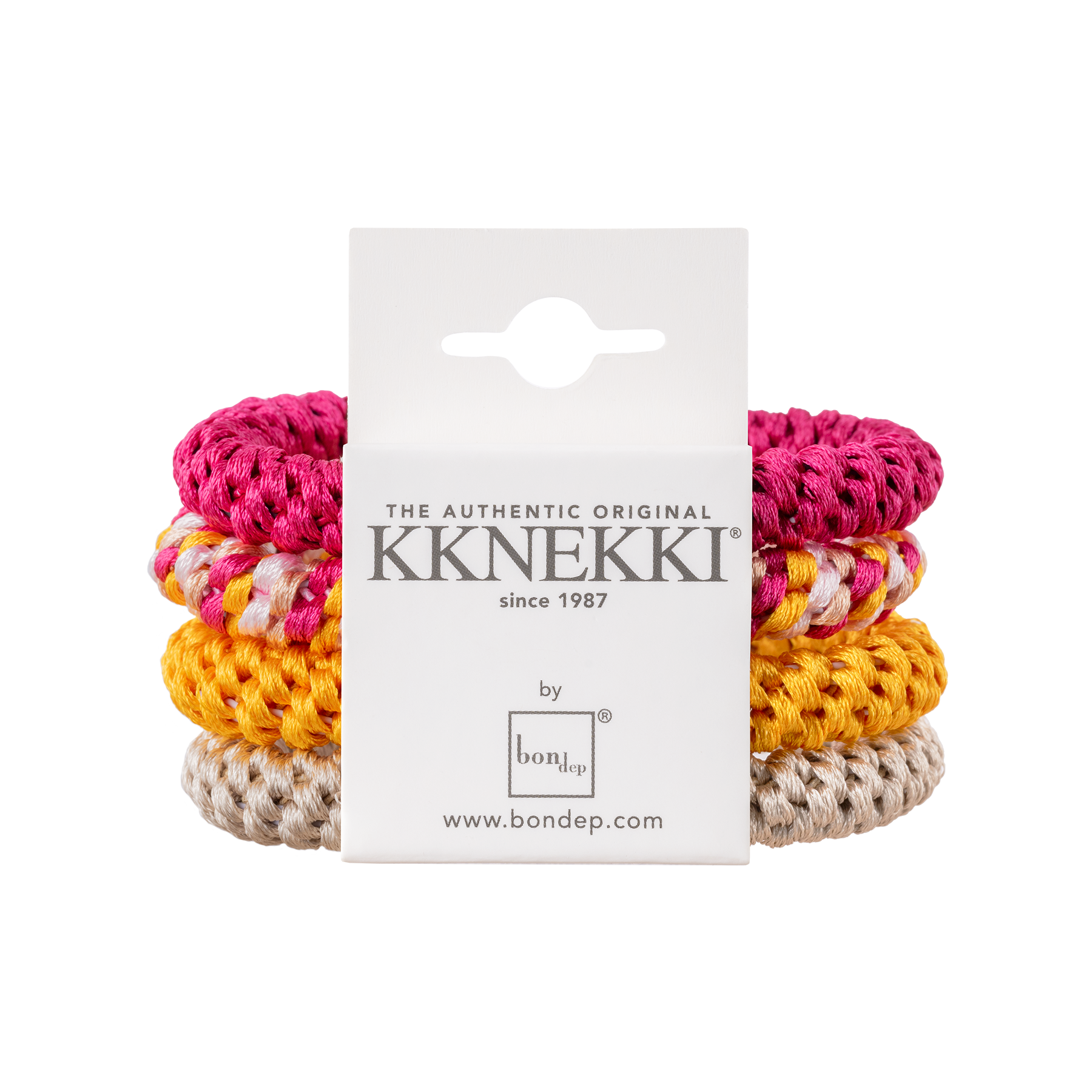 KKNEKKI Hair Tie Set of 4 – No. 1 – product photo
