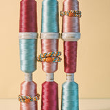 KKNEKKI hair tie Terracotta & Teal Mix – lifestyle