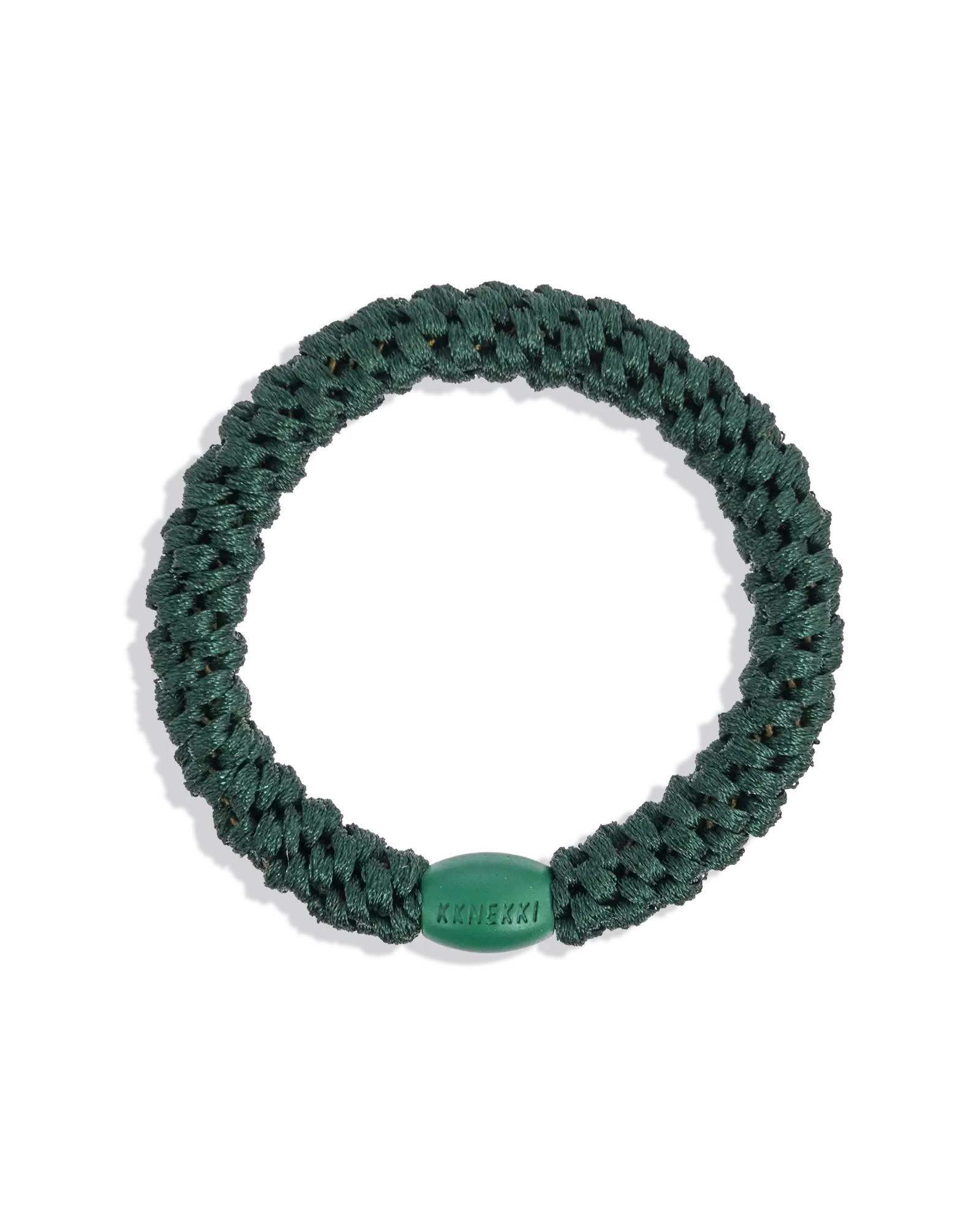 Kknekki original Jungle Green braided hair elastic
