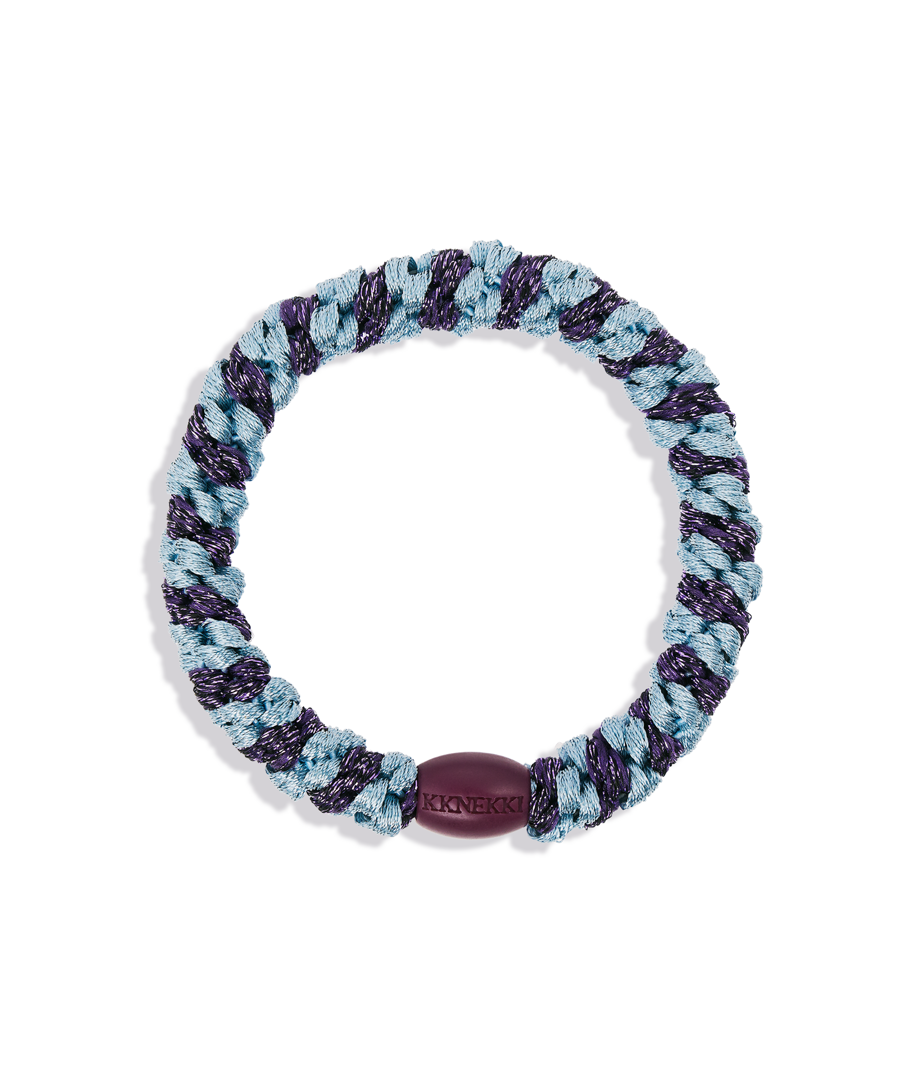 Kknekki – Sea Blue & Dark Purple Glitter Stripe