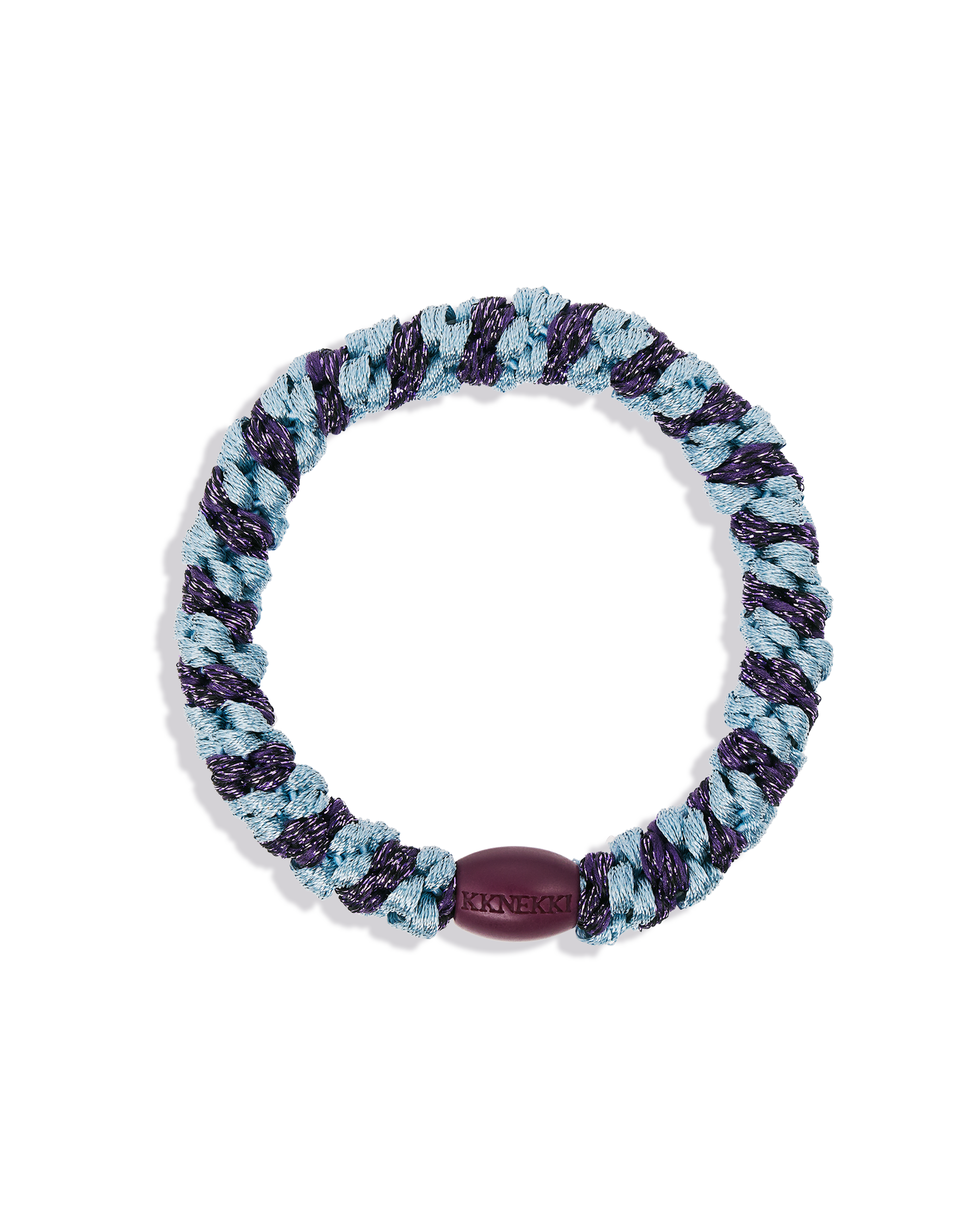 Kknekki – Sea Blue & Dark Purple Glitter Stripe