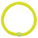 KKNEKKI Slim Hair Tie – Neon Yellow – product photo