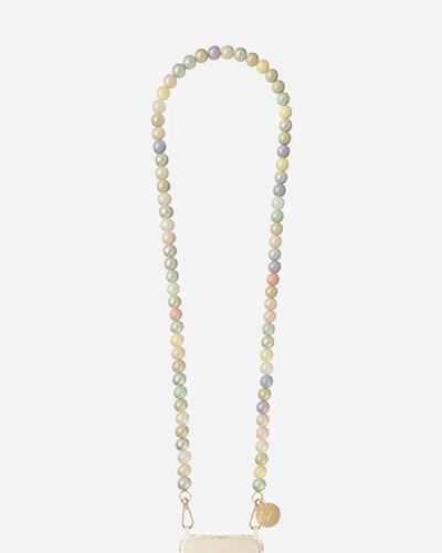 Ilana Iridescent Beaded Phone Chain - Pastel
