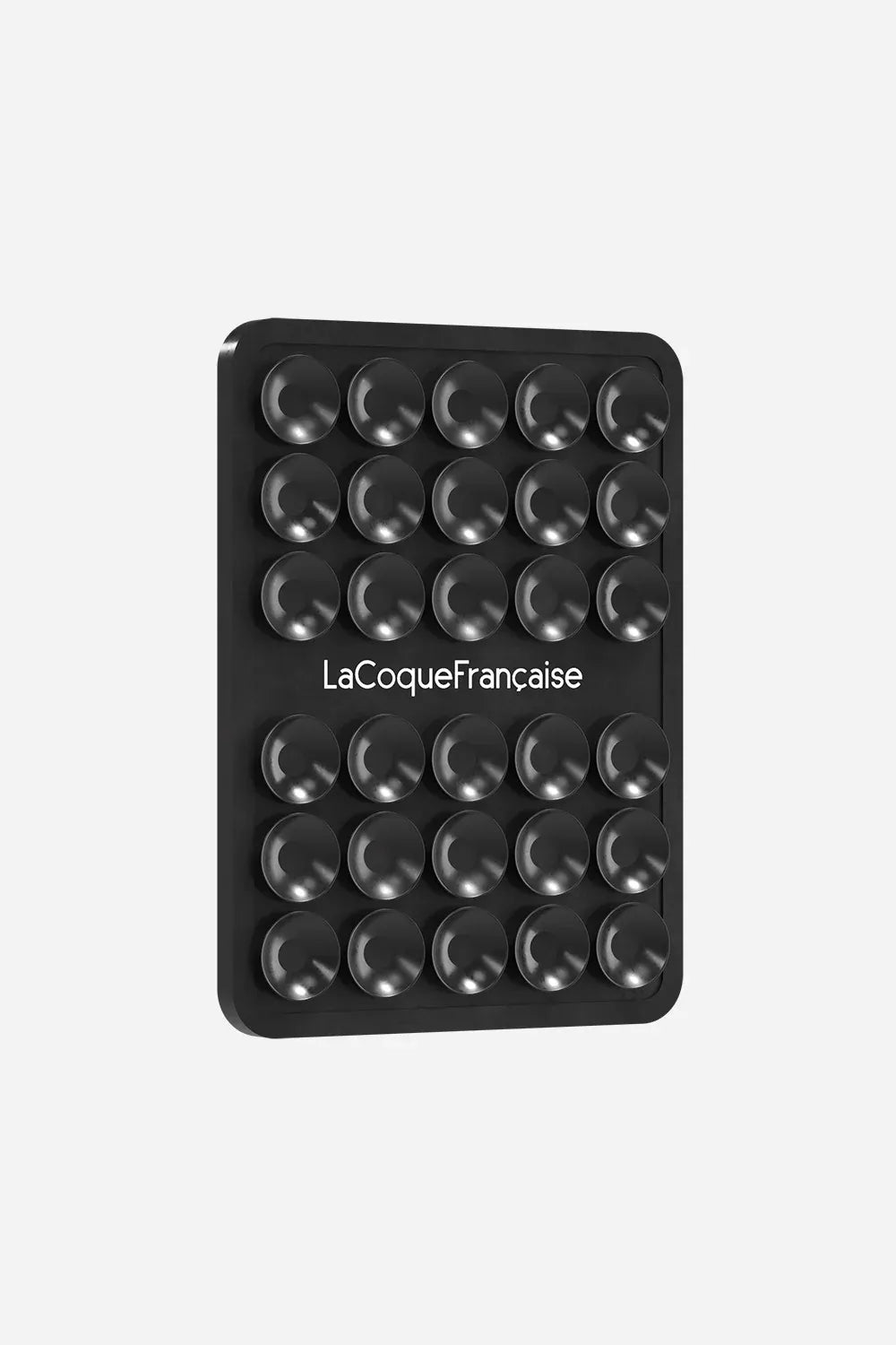 La Coque Française Black Stick-Anywhere Phone Suction Pad with 30 suction cups.