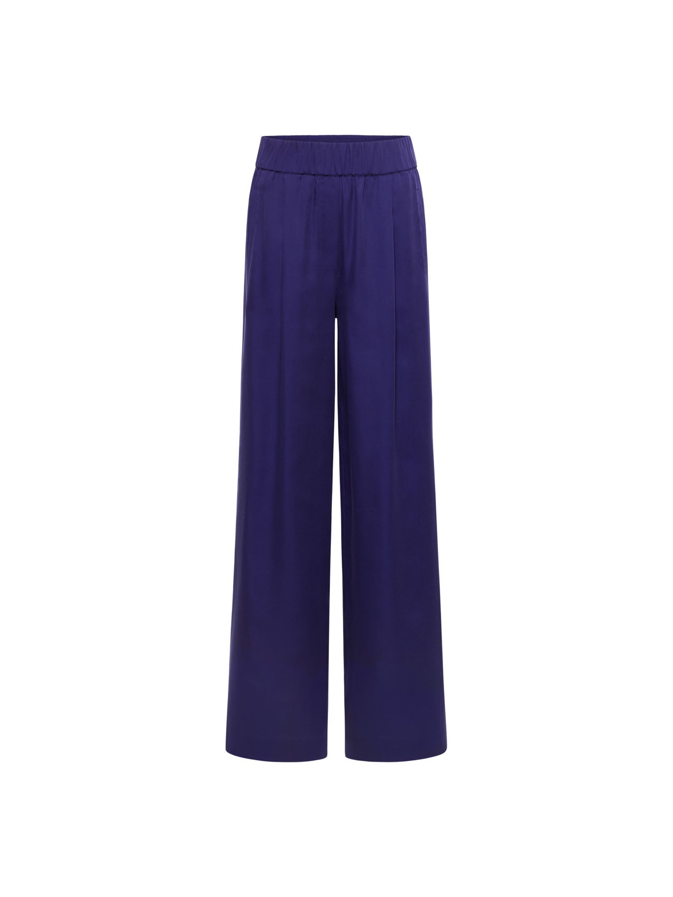 LANIUS violet wide-leg trousers in TENCEL Lyocell, photo 2