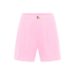 Organic Linen Shorts — Pink Orchid by LANIUS — fair fashion in organic materials, view 3