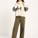 LANIUS Norwegian sweater with jeans – full look