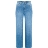 Lanius relaxed jeans in mid blue organic Candiani denim, premium sustainable fashion at 99things.ch Switzerland