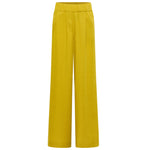Wide-leg trousers - Dark Kiwi by LANIUS — fair fashion in organic materials, view 2