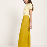 Wide-leg trousers - Dark Kiwi by LANIUS — fair fashion in organic materials, view 4