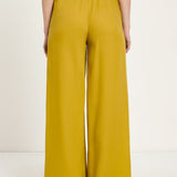 Wide-leg trousers - Dark Kiwi by LANIUS — fair fashion in organic materials, view 5