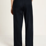 Wide-Leg Trousers - Midnight Blue by LANIUS — fair fashion in organic materials, view 5