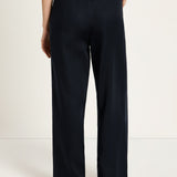 Wide-Leg Trousers - Midnight Blue by LANIUS — fair fashion in organic materials, view 5