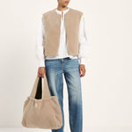 LANIUS reversible quilted jacket – full look