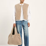 LANIUS reversible quilted jacket – full look
