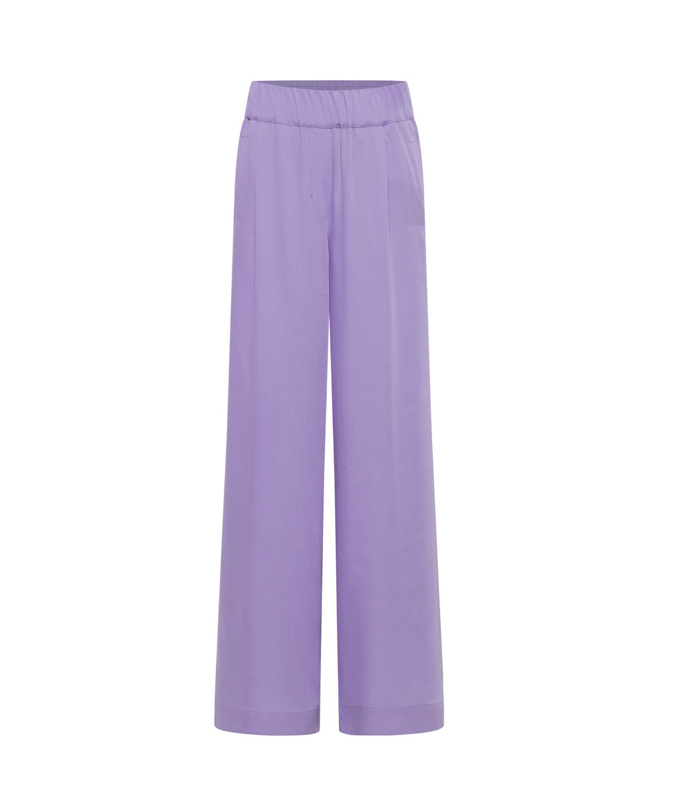 Wide-Leg Trousers - Purple Haze by LANIUS — fair fashion in organic materials, view 2